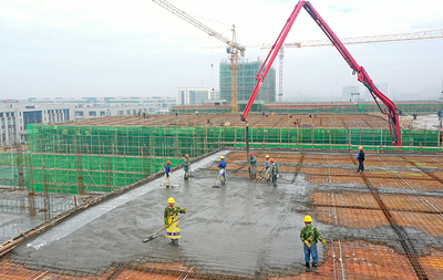 假期過(guò)后施工忙 建設(shè)項(xiàng)目“加速度” 工程建設(shè)